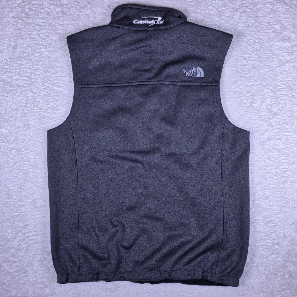 The North Face WindWall Capital One Mens M Grey Full Zip Corporate Vest